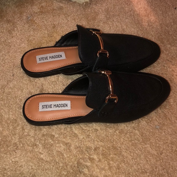 steve madden backless loafers